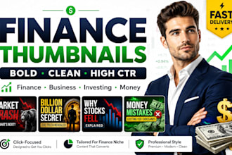 design high CTR youtube thumbnails for faceless documentary videos