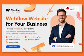 build german webflow portfolio website figma  webflow german membership website