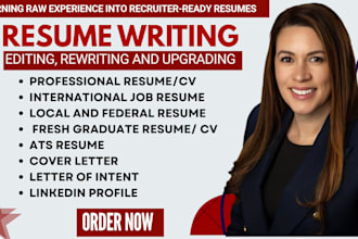 write edit, upgrade professional resume CV writing for phd MBA or fresh graduate