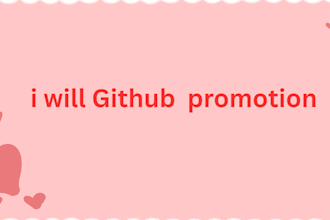 do organic github promotion repo fork and gain starts follower