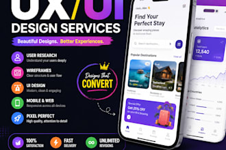 do best ux ui design for you based on your requirements