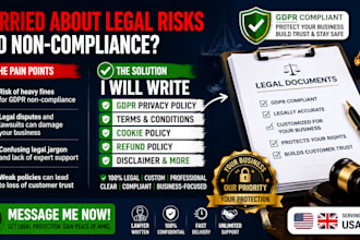 do gdpr privacy policy, terms conditions, cookie and refund policy for website