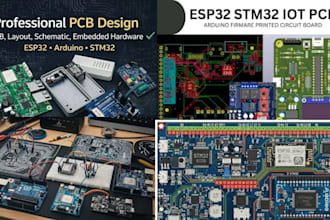 design professional embedded system pcb and iot hardware