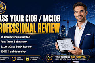 write your ciob mciob competence report and case study