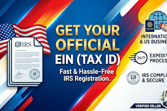 l get your irs ein number and tax id for usa llc
