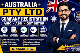 register your australia pty ltd company asic abn gst