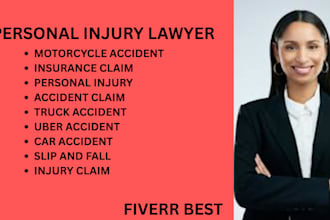 handle insurance claims, rideshare accidents, and injury compensation matters