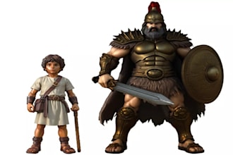 create custom 3d action figure from your photo