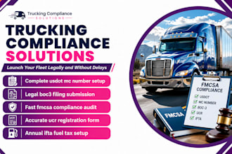 register trucking company, get usdot mc number and boc3 filing