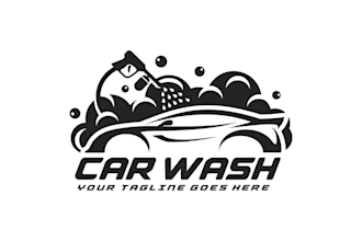 do car wash, mobile detailing, auto repair, auto detailing logo
