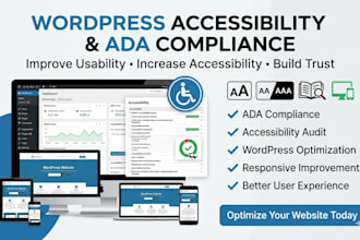 do wordpress site accessibility optimization for ada compliance, wordpress audit
