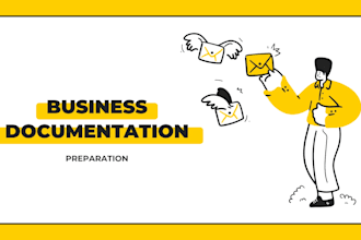 assist with business related documents, corporate disclosure documents