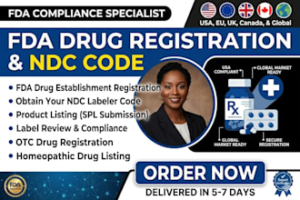 do fda drug establishment registration and obtain your ndc labeler code