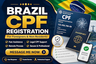 help you obtain brazilian cpf legally and remotely