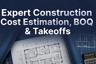 expert construction cost estimation boq quantity takeoffs costx and planswift