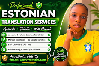 manually translate english to estonian professionally