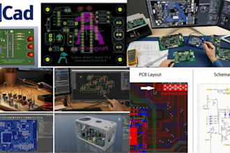 create industrial pcb layout and schematic for automation projects