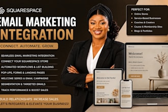 set up squarespace email marketing with mailchimp automation and signup forms