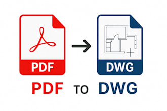 convert your PDF into a workable dwg file