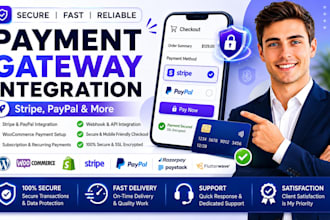 integrate stripe and paypal payment gateway in woocommerce