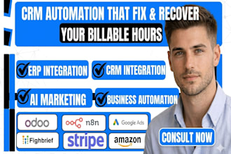 gohighlevel odoo n8n whatsapp stripe shipstation  google ad manychat amazon flow