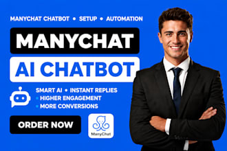 create manychat ai chatbot automation