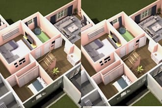 do realistic 3ds max 3d rendering and interior design
