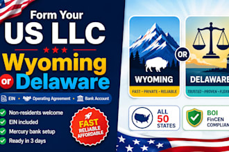 us llc in wyoming or delaware, ein number , operating agreement