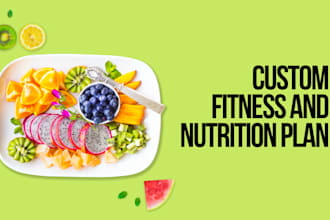 create a custom fitness and nutrition plan for your goals