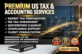 do bookkeeping and quickbooks cleanup for tax filing