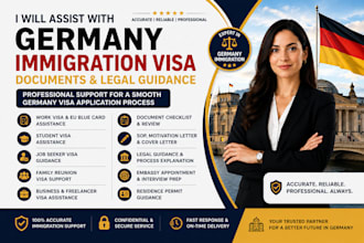 assist with germany immigration visa documents and legal guidance