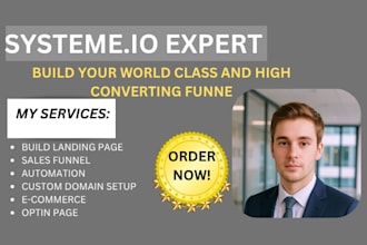 design systeme io sales funnel, clickfunnels sales page