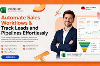automate sales workflow using spreadsheet for lead and pipeline tracking