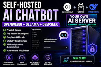 deploy openwebui, ollama, deepseek or other llm on your vps