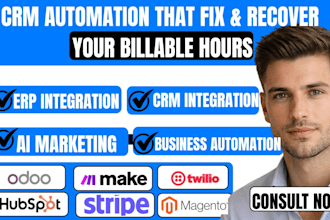 odoo hubspot mailchimp n8n slack stripe tiktokshop airtable wooconmerce workflow