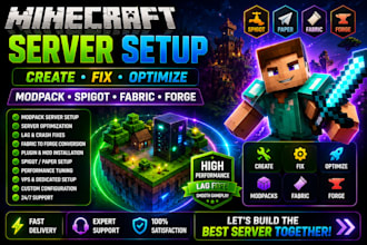 create fix optimize minecraft modpack paper server setup convert fabric to forge