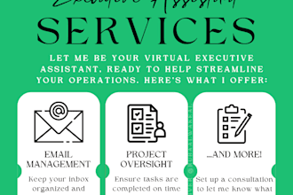 be your executive assistant