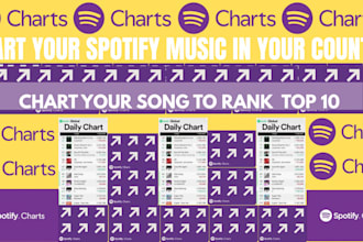 chart your spotify music and organic spotify growth to top 10 spotify chart