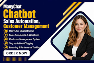 manychat chatbot, sales automation, customer management