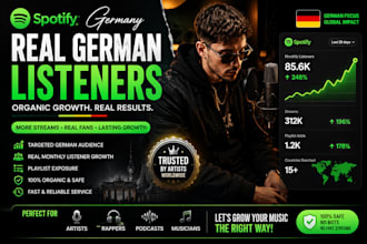 do organic german spotify music promotion and grow real listeners