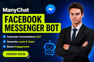 create manychat facebook messenger bot