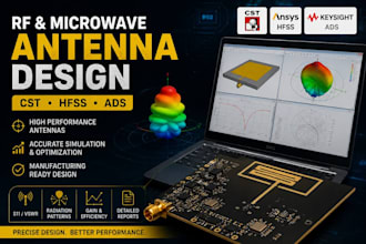 design rf microwave and mmwave antennas in cst hfss and ads