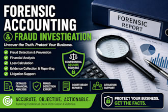 perform forensic accounting and fraud investigation