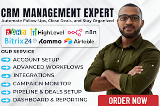 setup activecampaign n8n automation kommo airtable saleforce n8n bitrix ghl zoho