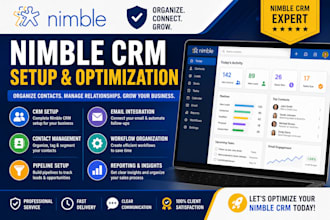 setup nimble CRM and organize your sales workflow