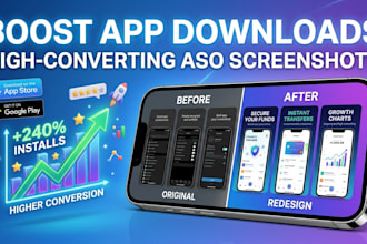 redesign ai aso app screenshots for better app store conversion ai saas for ios