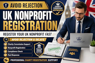 register your nonprofit with UK charity commission fast