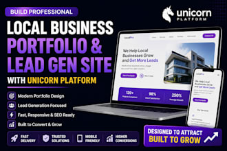 unicorn platform sites for local brands and lead growth