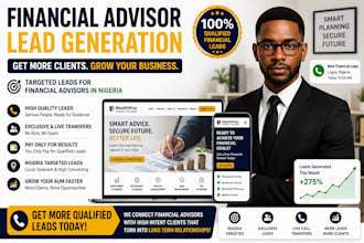 generate financial advisor leads, retirement mgmt, financial consultation leads