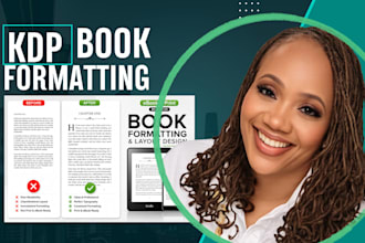 do KDP book editing, formatting for publishing as a book formatter for print